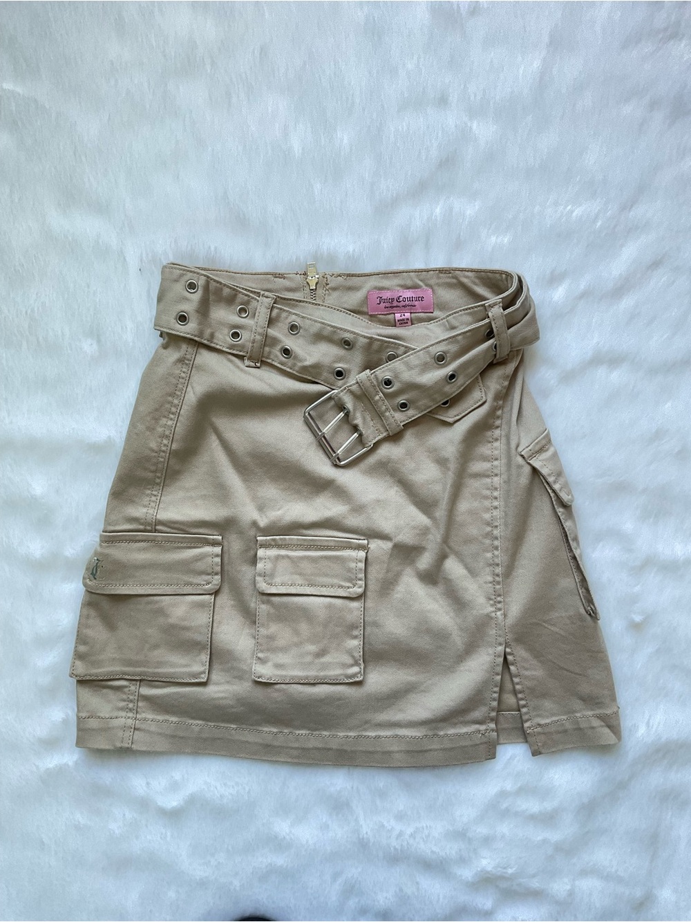 Juicy Couture Cargo Skirt with Belt New